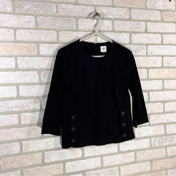 Cabi Style 3232 Black Utility Top Size S - Picture 4 of 10